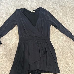 Silence and noise gray romper